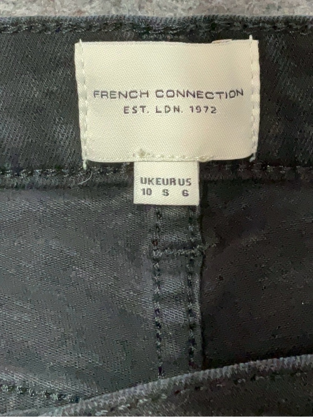 French Connection Women's Skinny Jeans in Washed Black - Picture 4 of 5